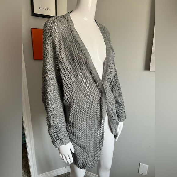 Kimchi Knit Cardigan grey. - Picture 2 of 8